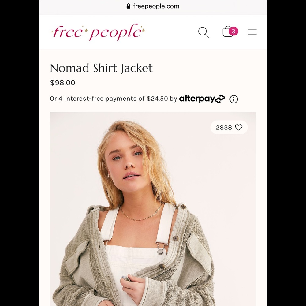 In search of! Currently sold out online.